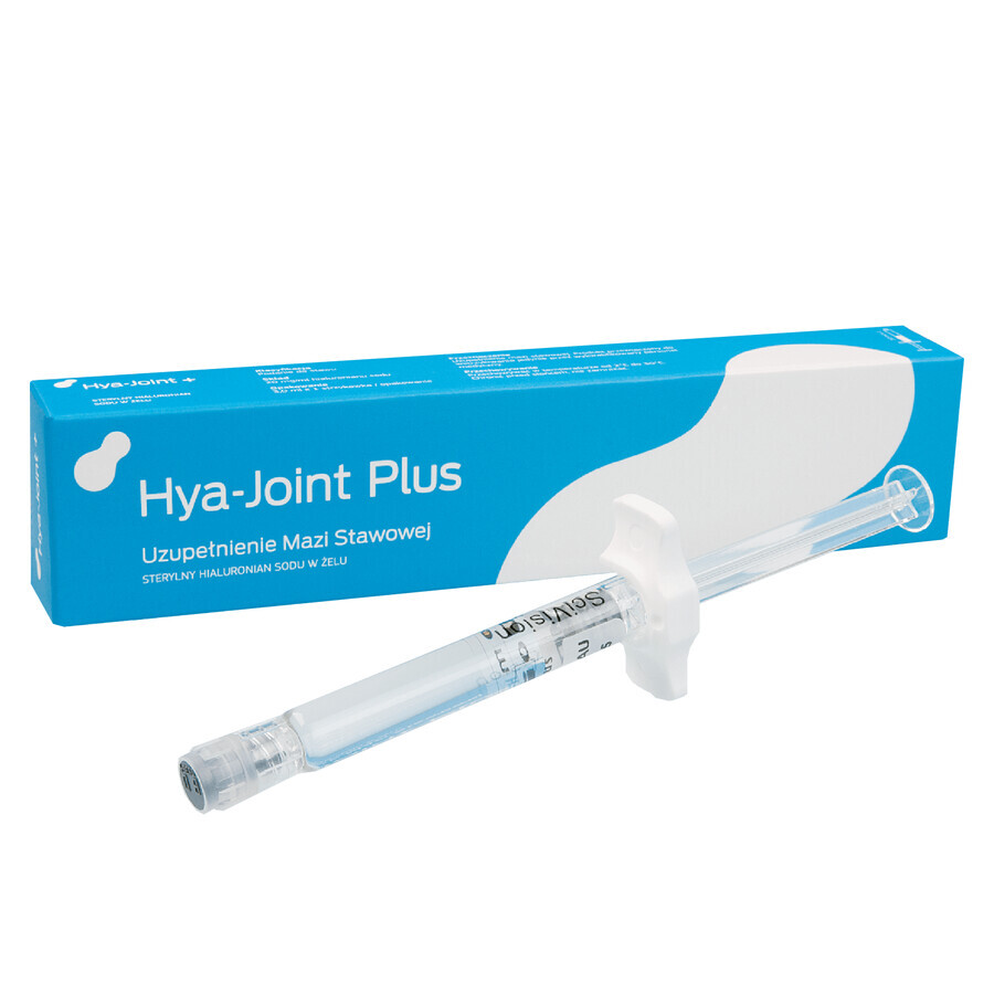 Hya-Joint Plus 2%, gel steril de hialuronat de sodiu, seringă de 3 ml x 1 fiolă