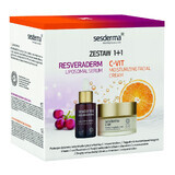 Set Sesderma, C-Vit, moisturizing face cream, 50 ml + Resveraderm Antiox, liposomal serum, 30 ml