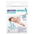 Ibufen Aroma para secreción nasal, parches aromáticos, después de 18 meses de edad, 5 piezas