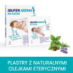 Ibufen Aroma para secreción nasal, parches aromáticos, después de 18 meses de edad, 5 piezas