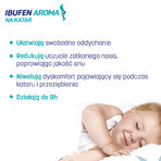 Ibufen Aroma para secreción nasal, parches aromáticos, después de 18 meses de edad, 5 piezas