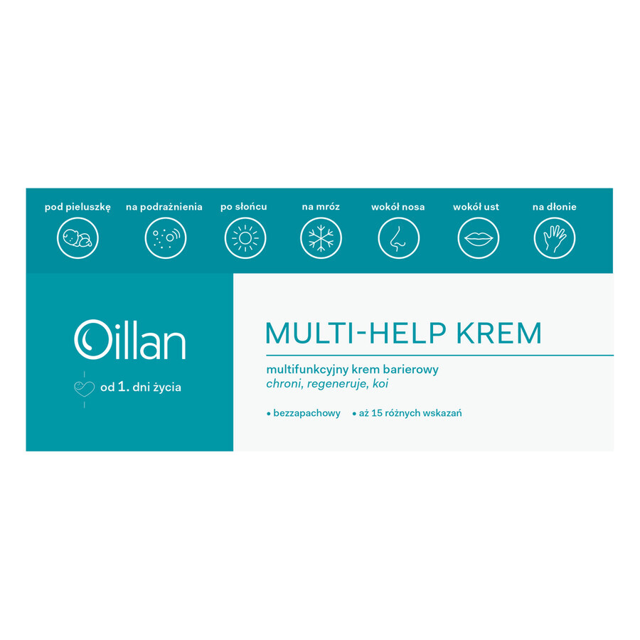 Oillan Multi-Help, crema barrera, 50 ml