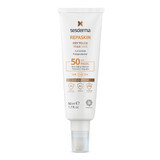 Sesderma Repaskin Dry Touch, crème protectrice pour le visage, SPF 50, 50 ml