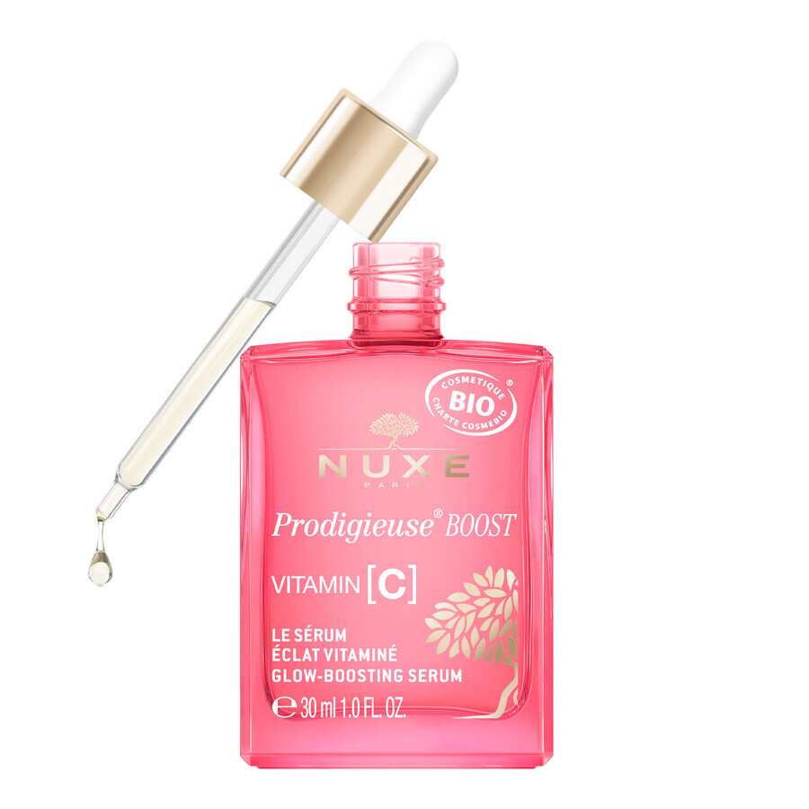 Nuxe Prodigieuse Boost, sérum iluminador con vitamina C, 30 ml