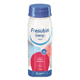 Fresubin Energy Drink, preparado nutricional, sabor fresa, 4 x 200 ml