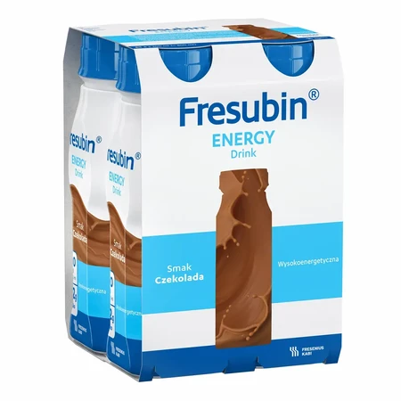 Fresubin Energy o smaku czekoladowym, 4x200 ml, Fresenius Kabi: ceny i cechy