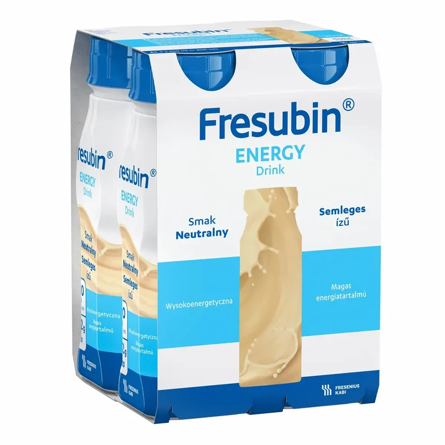 Fresubin Energy Drink, preparazione nutrizionale, aroma naturale, 4 x 200 ml