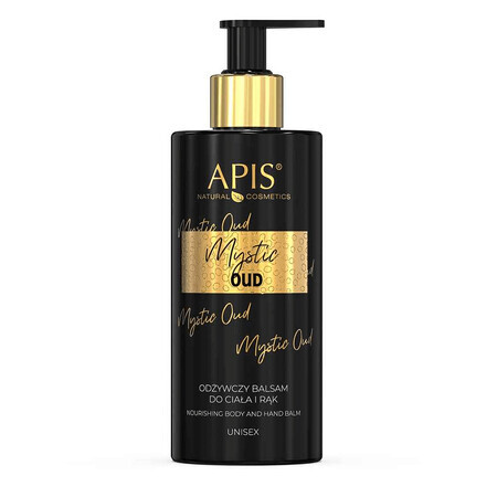 Apis Mystic Oud, bálsamo nutritivo para cuerpo y manos, 300 ml