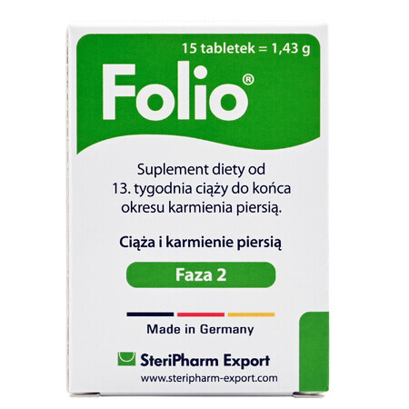 Folio Fase 2, 90 comprimidos