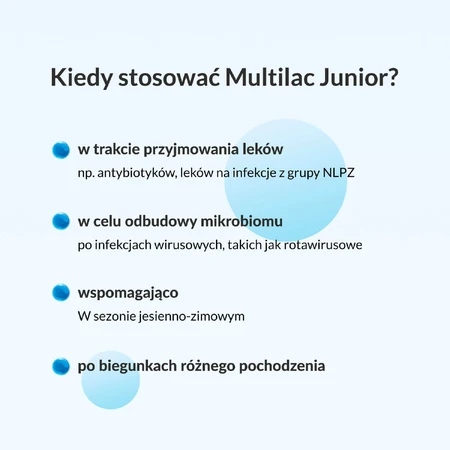 Multilac Junior Synbiotics, 20 buc 