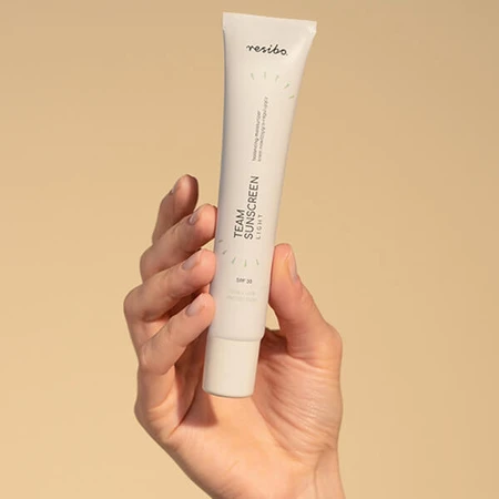 Resibo Team Protecție solară, cremă hidratantă și reglatoare, SPF 30, ușoară, 40 ml 