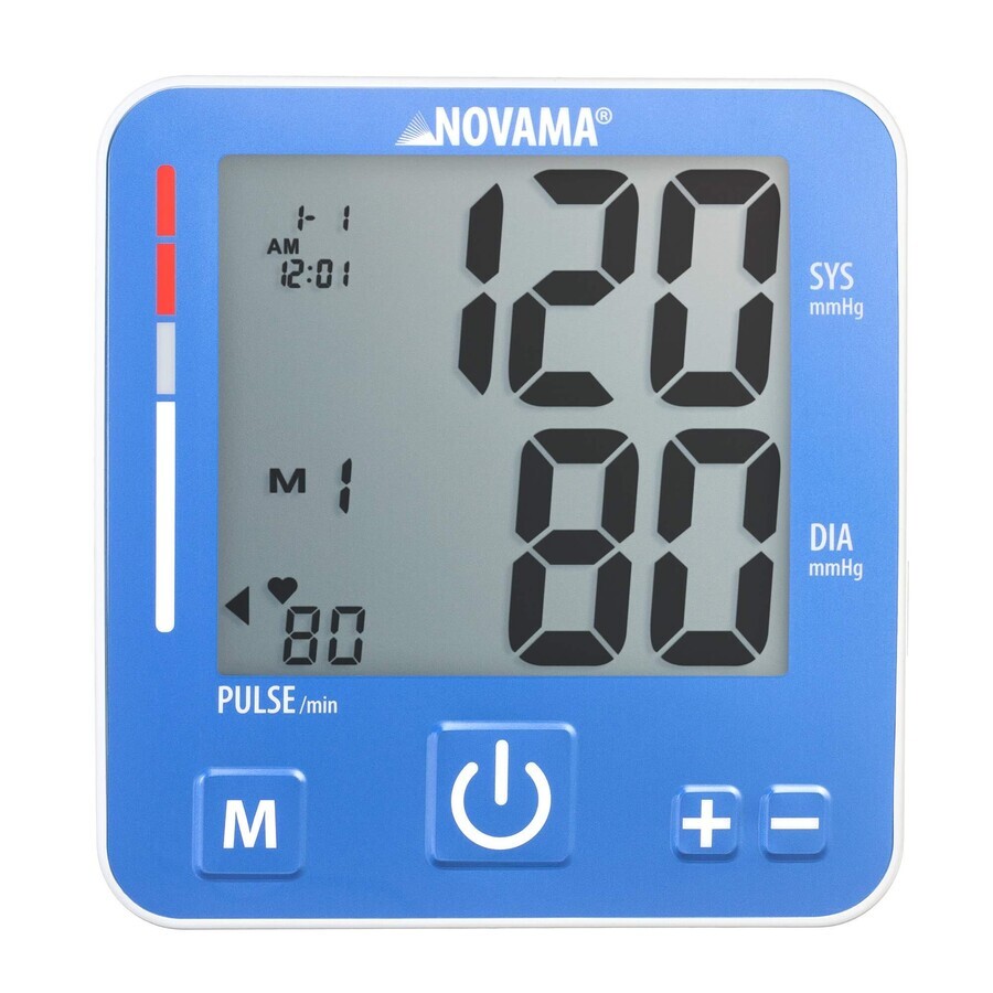 Novama First+, upper arm blood pressure monitor with power supply