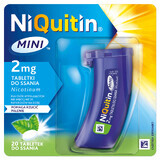 NiQuitin Mini 2 mg, 20 tablets