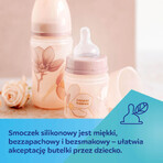 Canpol Babies EasyStart, anti-colic, sticlă cu gaură largă, Gold, roz, 35/239, de la naștere, 120 ml