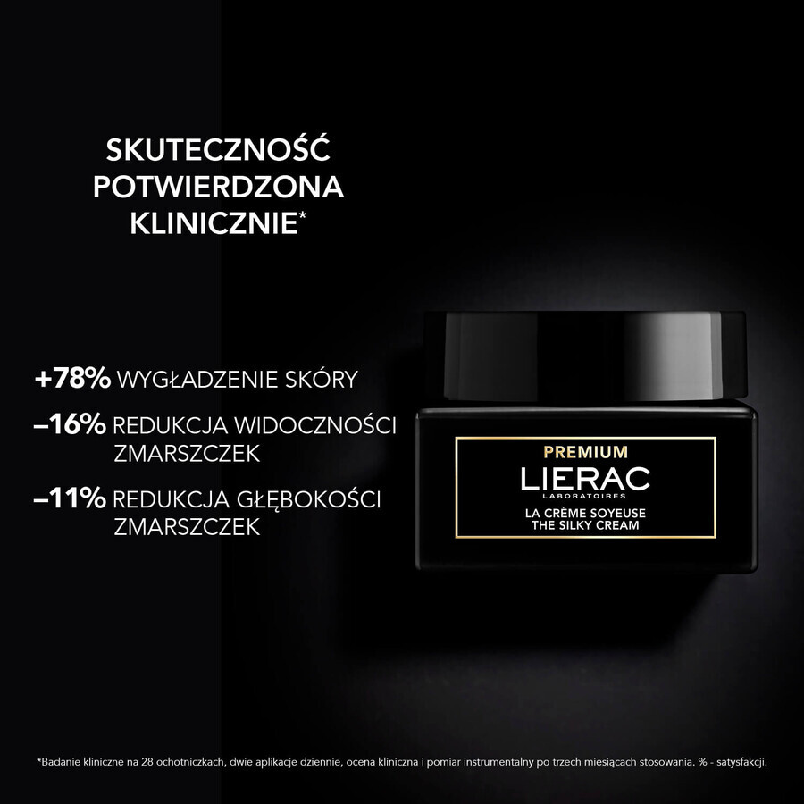 Lierac Premium, cremă mătăsoasă anti-îmbătrânire, rezervă, 50 ml