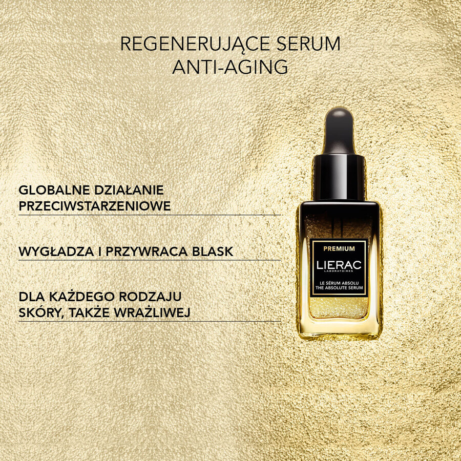 Lierac Premium, sérum régénérant anti-âge, spare, 30 ml