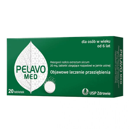 Pelavo Med 20 mg, 20 comprimidos de desintegración oral