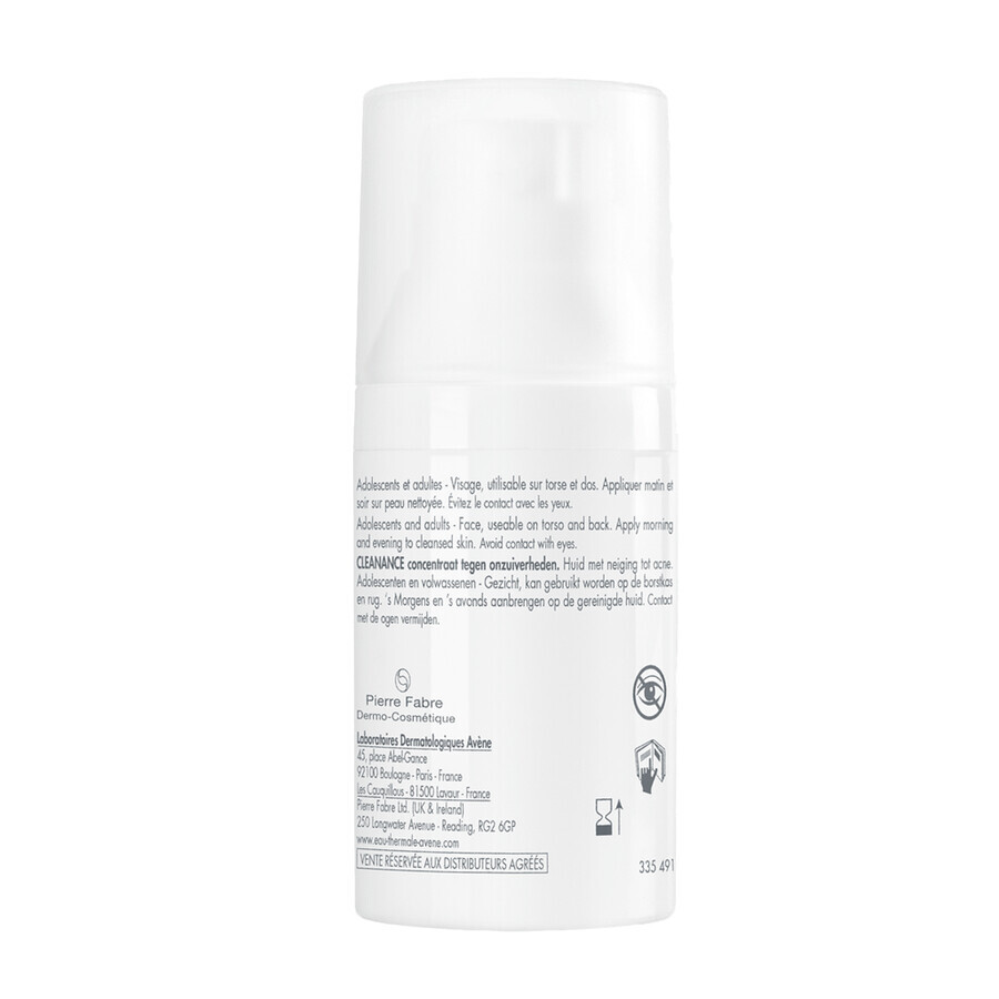 Avene Cleanance ComedoMed, concentrado contra las imperfecciones, pieles con tendencia acneica, 30 ml