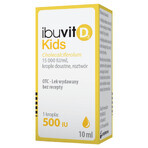 Ibutiv D3 Kids 15000 UI/ml, picături orale, soluție, 10 ml