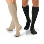 Jobst Travel, chaussettes de compression pour les genoux, 15-20 mmHg, verges fermées, taille 4, noir