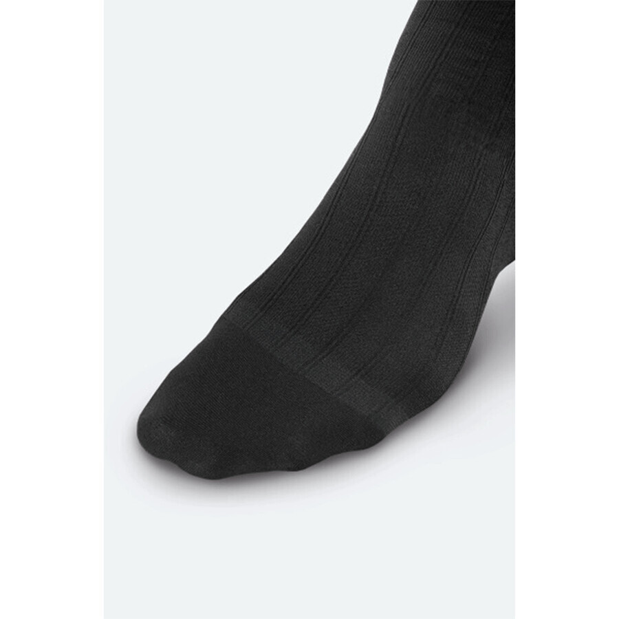 Jobst For Men Explore, chaussettes de compression au genou, CCL2, bout fermé, taille 5, noir