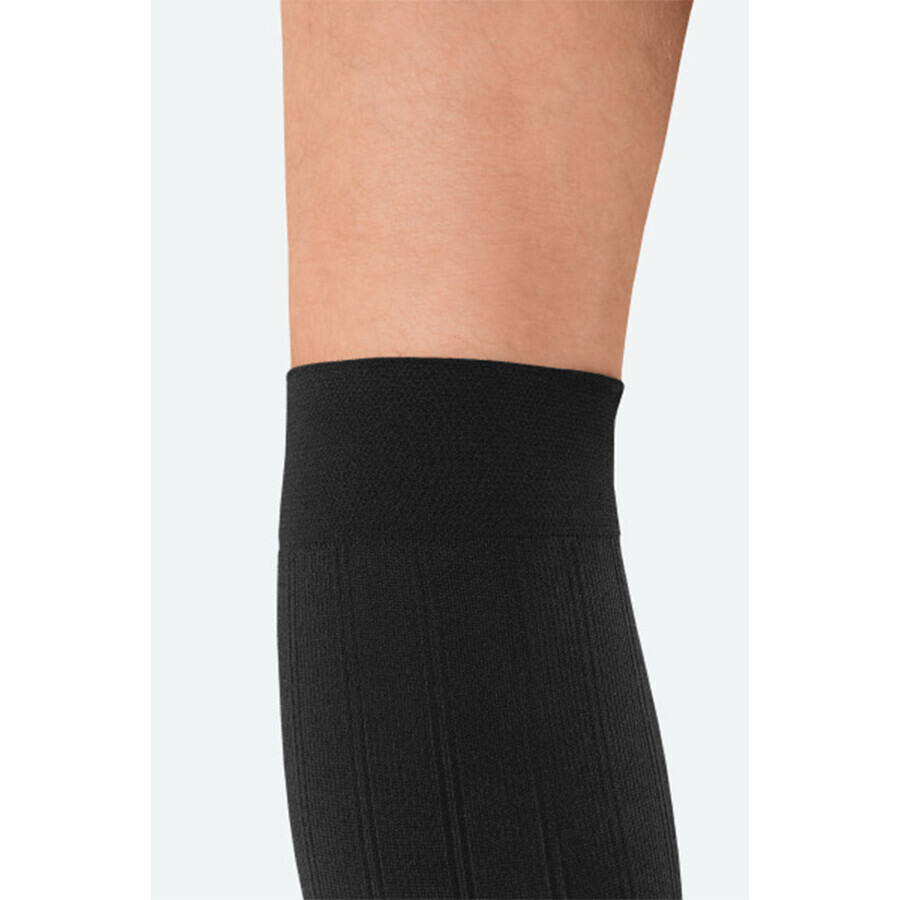 Jobst For Men Explore, calcetines de compresión para la rodilla, CCL2, puntera cerrada, talla 4, negro