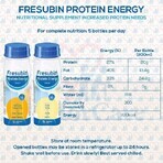 Fresubin Protein Energy Drink, preparado nutricional, sabor a frutas tropicales, 4 x 200 ml