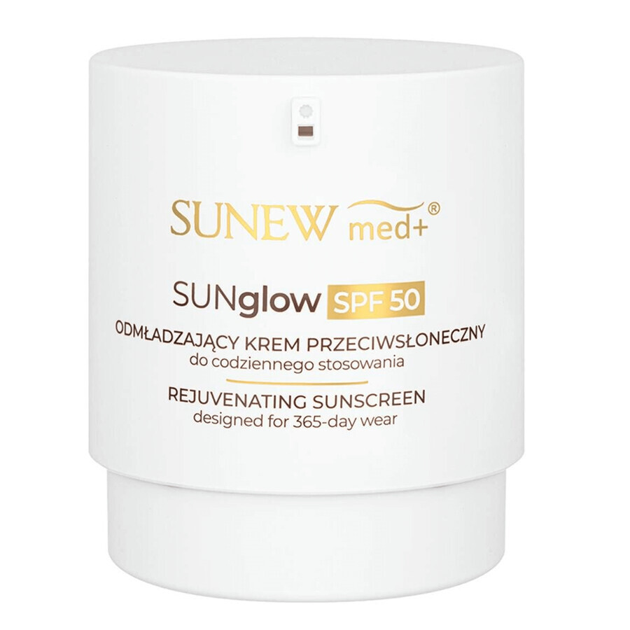 Sunewmed+ Sunglow, protector solar rejuvenecedor, FPS 50, 80 ml