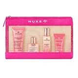 Nuxe Prodig Floral set con neceser, gel de ducha, 30 ml + aceite, 10 ml + perfume, 15 ml + crema, 15 ml