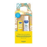 Mustela Sun Holiday Adventure set, barra de protección solar, FPS 50, 9 ml + gel lavante, 100 ml