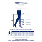 Jobst Opaque, medias de compresión, CCL2, puntera cerrada, talla 4, natural