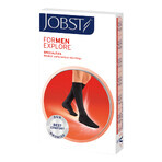 Jobst For Men Explore, chaussettes de compression pour le genou, CCL2, bout fermé, taille 2, bleu marine