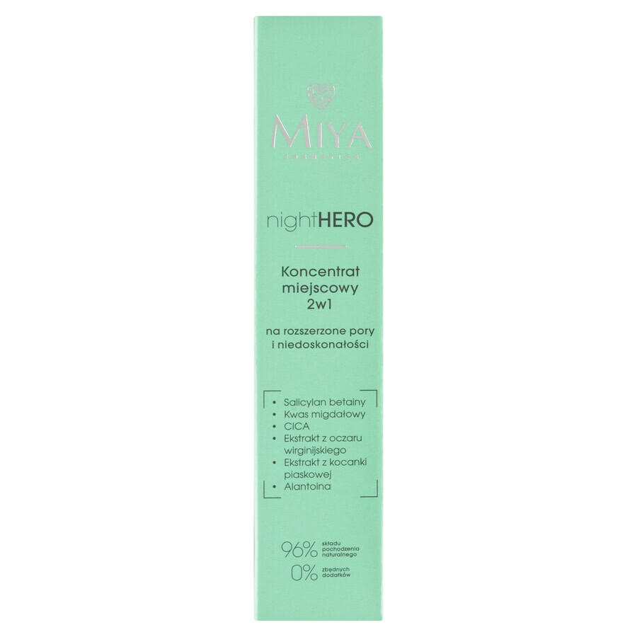 Miya nightHero, concentrado tópico 2 en 1, 15 ml