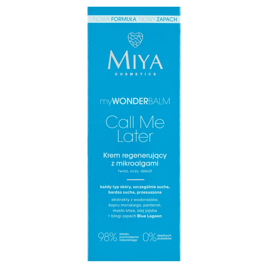 Miya myWONDERBALM Call Me Later, crema regeneradora con microalgas, 75 ml