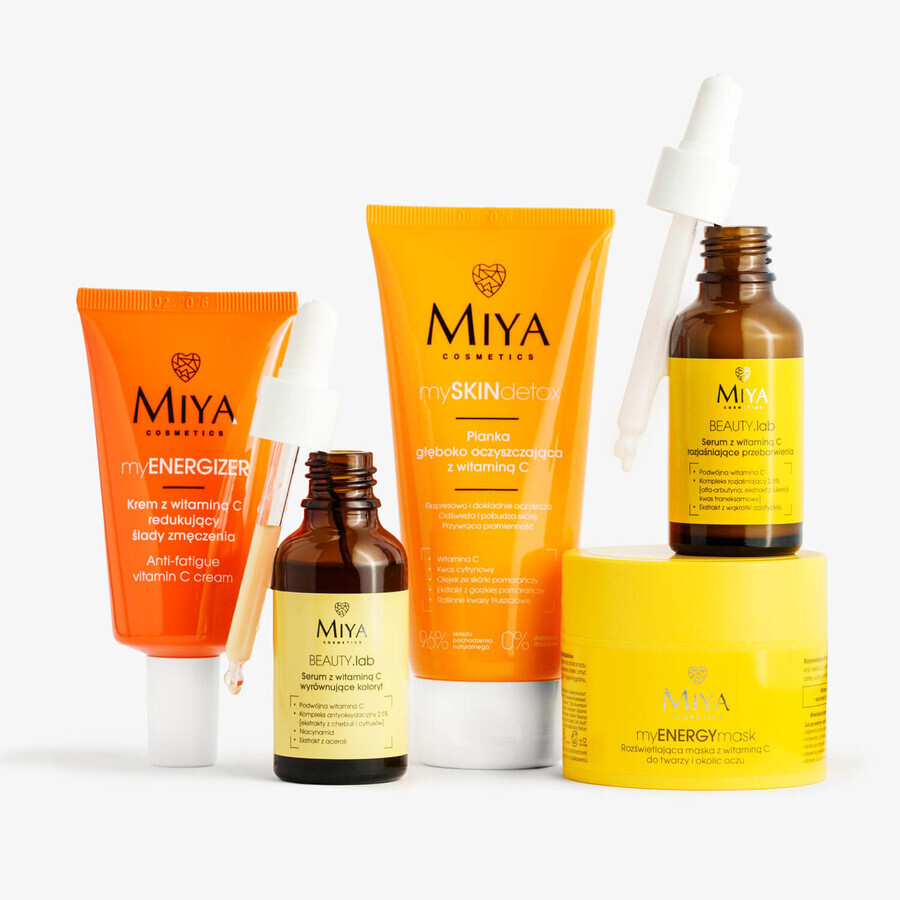 Miya myENERGYmask, mascarilla iluminadora con vitamina C, 50 ml