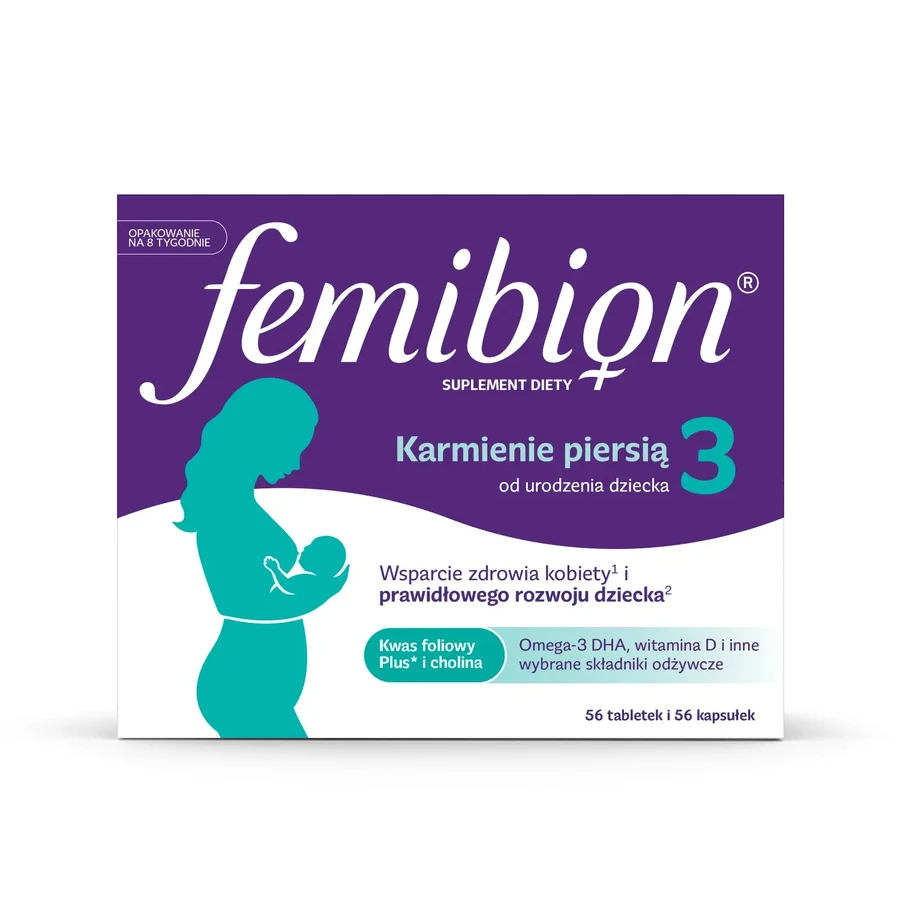 Femibion 3 Alăptare, 56 comprimate + 56 capsule, Procter & Gamble