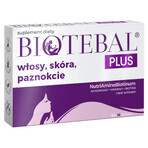 Biotebal Plus Hair Skin Nails, 30 tablets + 10 free tablets