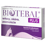 Biotebal Plus Cabello Piel Uñas, 30 comprimidos + 10 comprimidos gratis