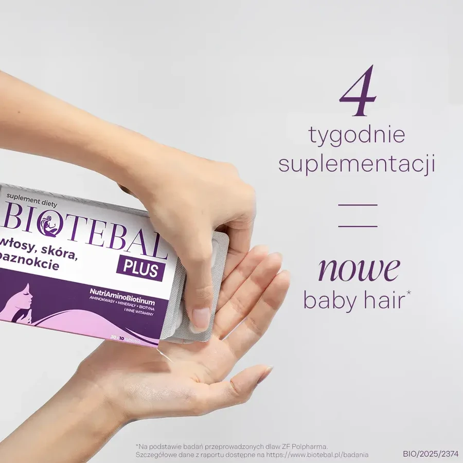Biotebal Plus Cabello, piel y uñas, 30 comprimidos + 10 comprimidos gratis