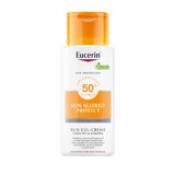 Eucerin Sun Allergy Protect, gel-crema protectora para rostro y cuerpo, SPF 50+, 150 ml