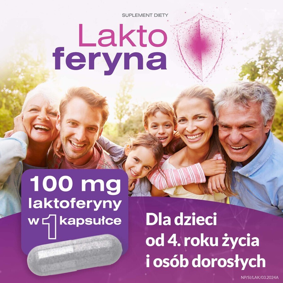 Nutropharma Lactoferrina, 15 cápsulas