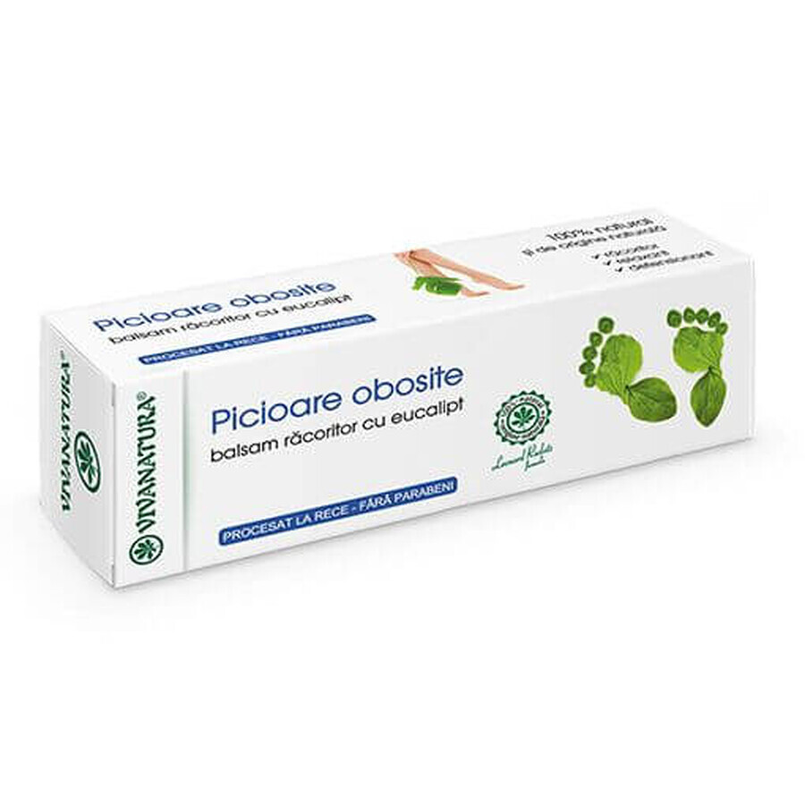 Balsam pentru picioare obosite, 75 ml, Vivanatura