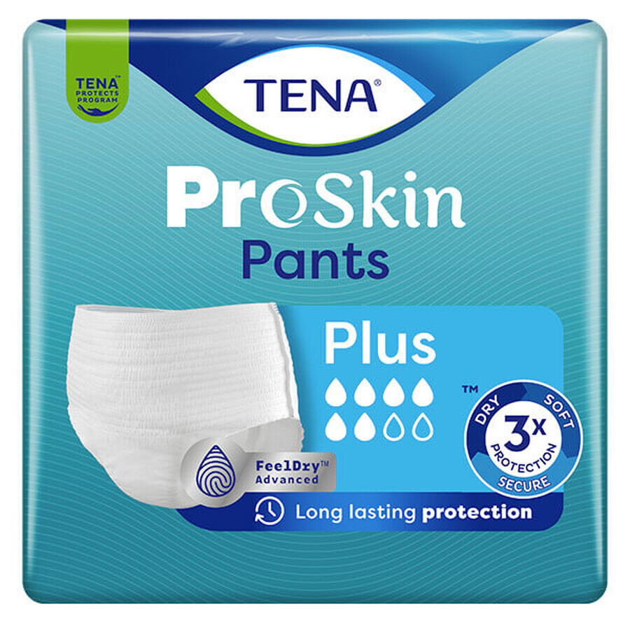 Tena Pants ProSkin, absorbent briefs, size L, 100-135 cm, Plus, 30 pieces