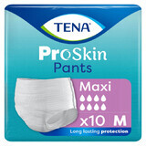 Tena Pants ProSkin, braga absorbente, talla M, 80-110 cm, Maxi, 10 piezas