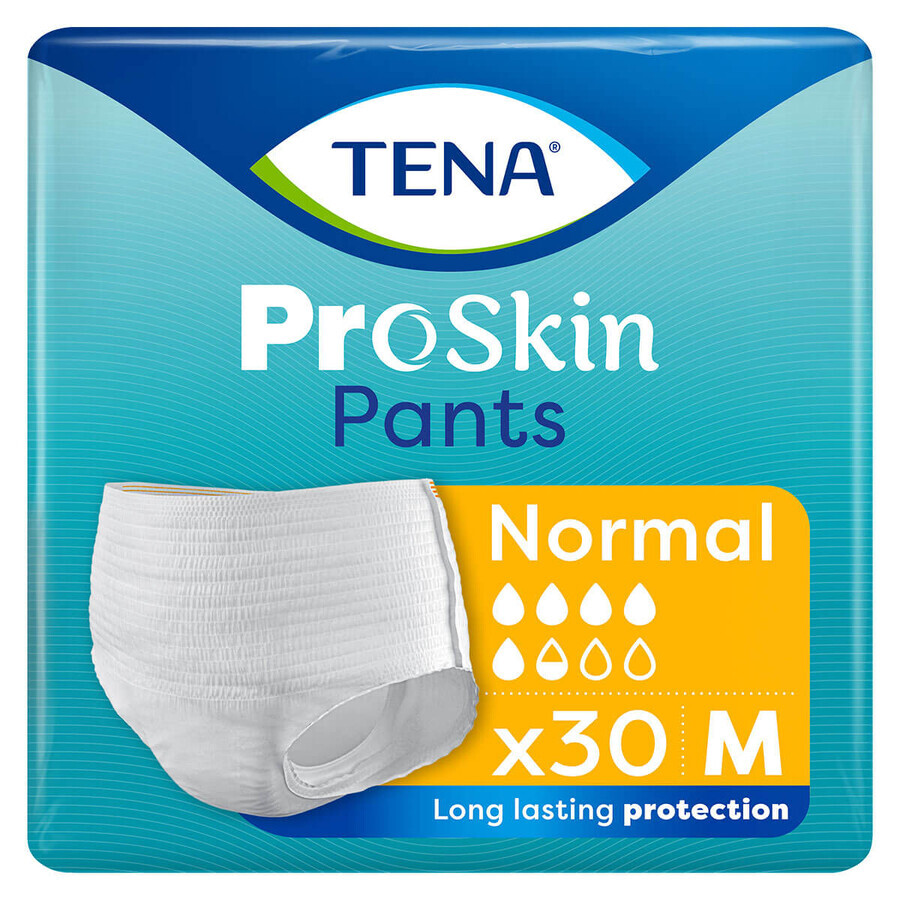 Tena Pants ProSkin, calzoncillos absorbentes, talla M, 80-110 cm, Normal, 30 unidades