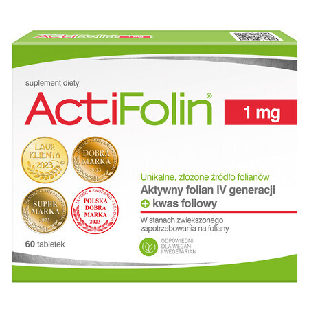 ActiFolin 1 mg, 60 comprimidos