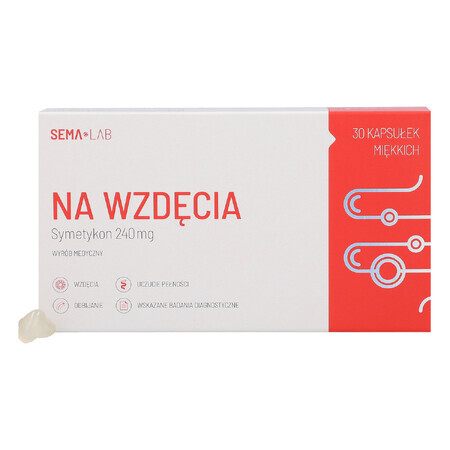 SEMA Lab Para las flatulencias 240 mg,30 cápsulas blandas