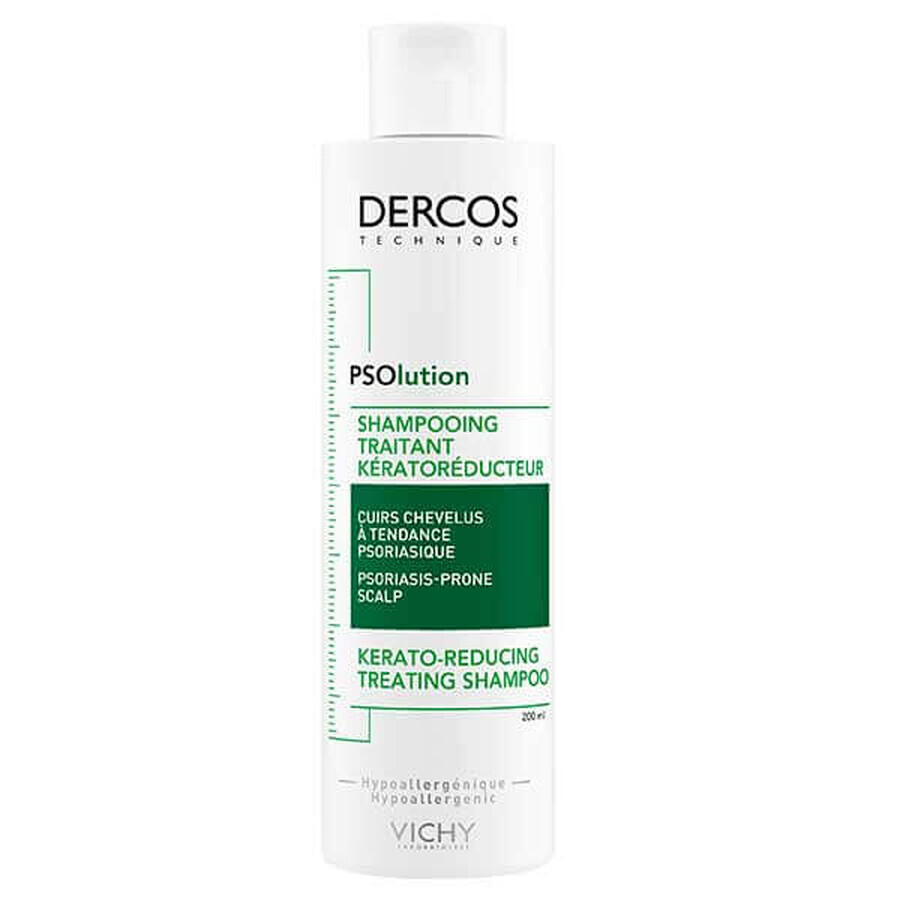 Vichy Dercos PSOlution, keratolytisches Haarshampoo, 200 ml