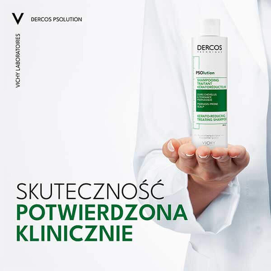 Vichy Dercos PSOlution, keratolytisches Haarshampoo, 200 ml