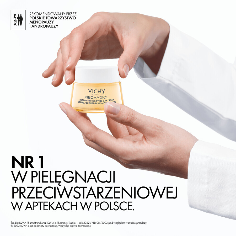 Vichy Neovadiol Peri-Menopause, straffende Tagescreme zur Wiederherstellung der Dichte, trockene Haut, 50 ml